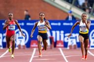 Sha'Carri Richardson (middle) (Image via: Getty)